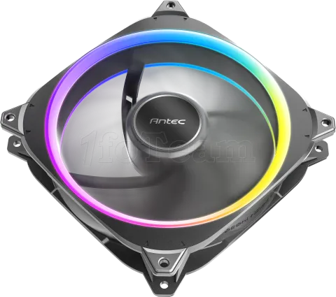 Photo de Lot de 3 Ventilateurs de boitier Antec Neo Prizm T3 RGB - 14cm (Noir)