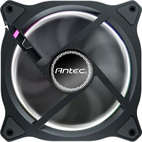 Photo de Lot de 3 Ventilateurs de boitier Antec Neon RGB - 12cm (Noir)