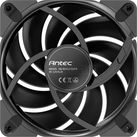 Photo de Lot de 3 Ventilateurs de boitier Antec Tranquil - 12cm (Noir)