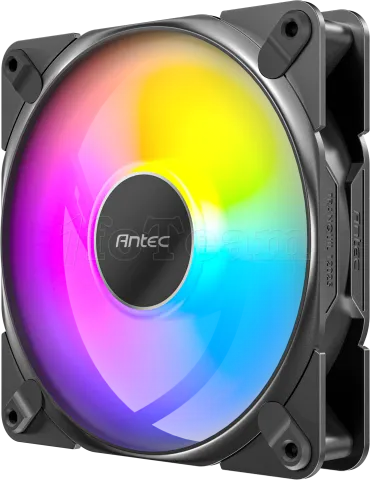 Photo de Lot de 3 Ventilateurs de boitier Antec Tranquil RGB - 12cm (Noir)