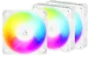 Photo de 3x Arctic P12 Pro Reverse RGB Blanc