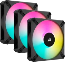 Photo de Lot de 3 Ventilateurs de boitier Corsair iCue AF Elite RGB - 12cm (Noir)