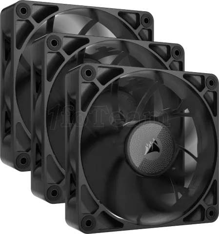 Photo de Lot de 3 Ventilateurs de boitier Corsair iCue Link RX Max - 12cm (Noir)