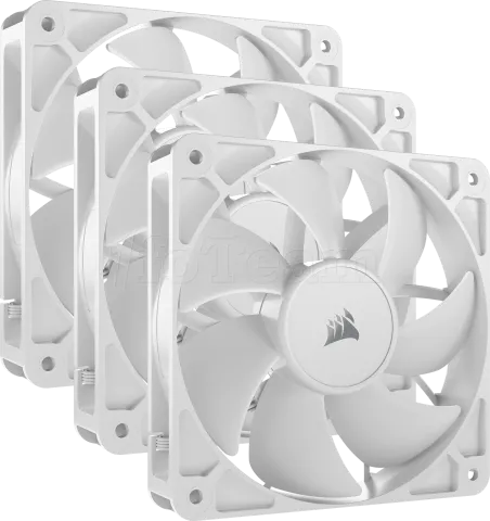 Photo de Lot de 3 Ventilateurs de boitier Corsair RS - 12cm (Blanc)