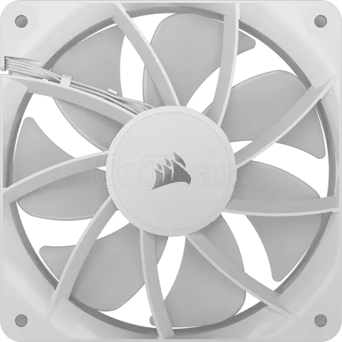 Photo de Lot de 3 Ventilateurs de boitier Corsair RS RGB - 12cm (Blanc)