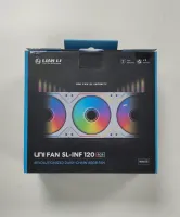 Photo de Lot de 3 Ventilateurs de boitier Lian Li Uni Fan SL-Infinity RGB - 12cm (Blanc) - ID 207301