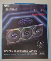 Photo de Lot de 3 Ventilateurs de boitier Lian Li Uni Fan SL Wireless LCD Reverse RGB - 12cm (Noir) - ID 213714