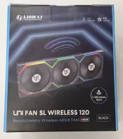 Photo de Lot de 3 Ventilateurs de boitier Lian Li Uni Fan SL Wireless RGB - 12cm (Noir) - ID 213706