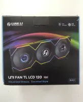 Photo de Lot de 3 Ventilateurs de boitier Lian Li Uni Fan TL LCD RGB - 12cm (Noir) - ID 205107