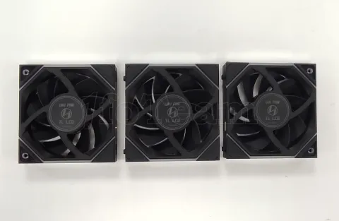Photo de Lot de 3 Ventilateurs de boitier Lian Li Uni Fan TL LCD RGB - 12cm (Noir) - ID 205107