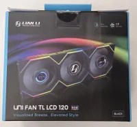 Photo de Lot de 3 Ventilateurs de boitier Lian Li Uni Fan TL LCD RGB - 12cm (Noir) - ID 213704