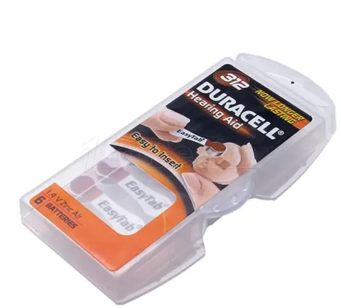 Photo de Lot de 6 Piles plates Duracell Easytab DA312 1,4V