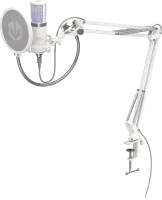 Photo de Microphone Endorfy Solum Streaming Onyx avec bras de montage (Blanc)