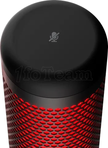 Photo de Microphone sur pied HyperX QuadCast (Noir/Rouge)