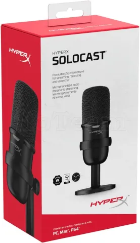 Photo de Microphone sur pied HyperX SoloCast (Noir)