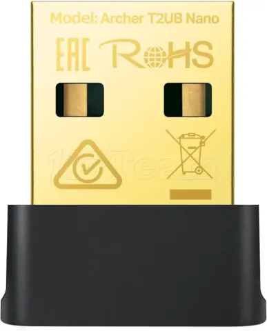Photo de Mini Carte Réseau USB WiFi TP-Link Archer T2UB Nano (AC600)