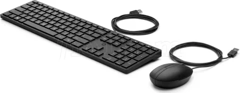 Photo de Pack 2en1 (Clavier/Souris) HP 320MK (Noir)