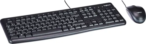 Photo de Pack 2en1 (Clavier/Souris) Logitech Desktop MK120 (Noir)