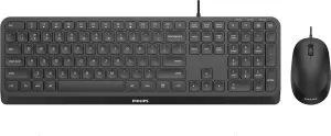 Photo de Pack 2en1 (Clavier/Souris) Philips 2000 series (Noir)
