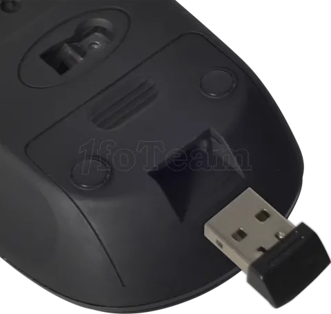 Photo de Pack 2en1 (Clavier/Souris) sans fil Advance Slim Compact (Noir)