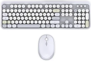 Photo de Pack 2en1 (Clavier/Souris) sans fil Mobility Lab Pure (Blanc)