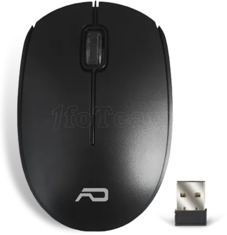 Photo de Pack 3en1 (Clavier/Souris/Tapis) sans fil Advance Elite (Noir)