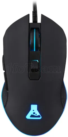 Photo de Pack Gamer 3en1 (Clavier/Souris/Tapis) The G-Lab Combo Helium RGB (Noir)