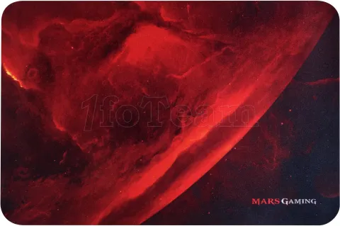 Photo de Pack Gamer 4en1 (Clavier/Souris/Casque/Tapis) Mars Gaming MRCP1 (Noir/Rouge)