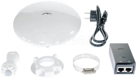 Photo de Point d'accès extérieur WiFi Ubiquiti NanoBeam (Blanc)