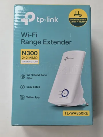 Photo de Point d'Accès Répéteur WIFI TP-LINK TL-WA850RE (300N) - SN 223C610007751 - ID 211392