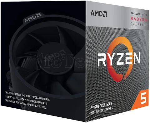 Photo de Processeur AMD Ryzen 5 3400G (4,2 Ghz) AM4