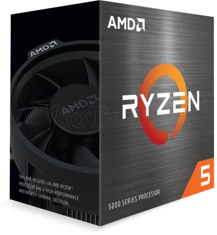 Photo de Processeur AMD Ryzen 5 5600X (4,6 Ghz) AM4 - Sans iGPU