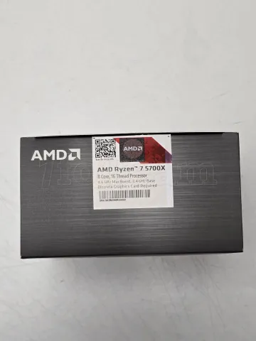 Photo de Processeur AMD Ryzen 7 5700X (4,6 Ghz) AM4 - Sans iGPU - SN 9ABN696M40469 - ID 211259