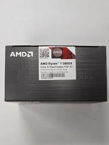 Photo de Processeur AMD Ryzen 7 5800X (4,7 Ghz) AM4 - Sans iGPU - SN 9ABE017W30006 - ID 211366