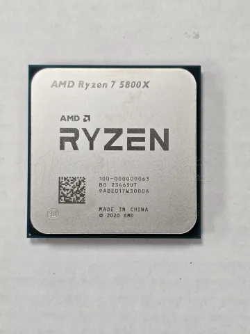 Photo de Processeur AMD Ryzen 7 5800X (4,7 Ghz) AM4 - Sans iGPU - SN 9ABE017W30006 - ID 211366