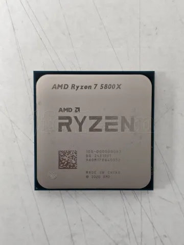 Photo de Processeur AMD Ryzen 7 5800X (4,7 Ghz) AM4 - Sans iGPU - SN 9ADM179Q40532 - ID 211258