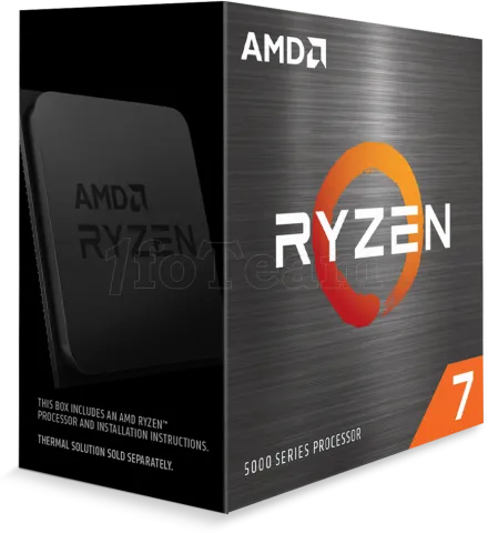 Photo de Processeur AMD Ryzen 7 5800X (4,7 Ghz) AM4 - Sans iGPU