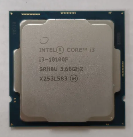 Photo de Processeur Intel Core i3-10100F (4,3 Ghz) LGA 1200 - Sans iGPU - SN U2GM898301504//X253L583 - ID 213365