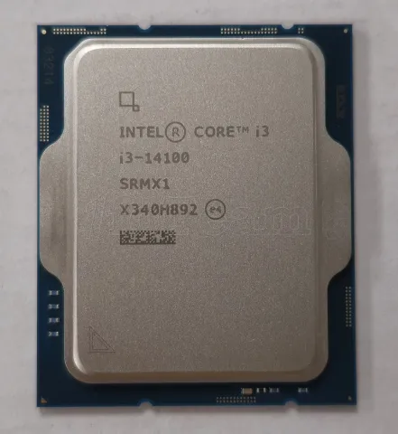 Photo de Processeur Intel Core i3-14100 (4,7 Ghz) LGA 1700 - SN U3EA849103214//X340H892 - ID 213291