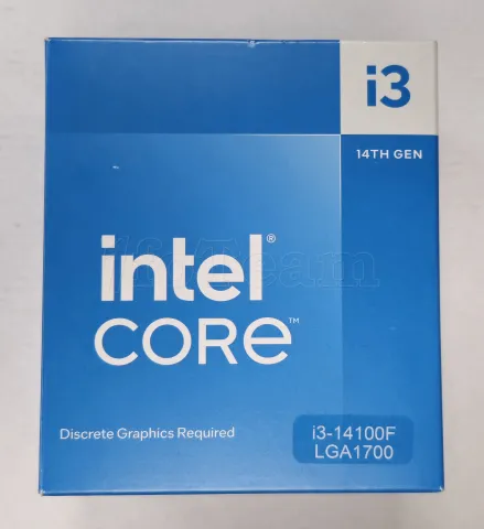 Photo de Processeur Intel Core i3-14100F (4,7 Ghz) LGA 1700 - Sans iGPU - SN U3CT514601757//X335J978 - ID 213361