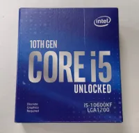 Photo de Processeur Intel Core i5-10600KF (4,8 Ghz) LGA 1200 - Sans iGPU - SN U1FC117800896//X146H905 - ID 213289