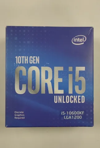 Photo de Processeur Intel Core i5-10600KF Comet Lake (4,1Ghz) (Sans iGPU) - SN 735858447713 - ID 205074