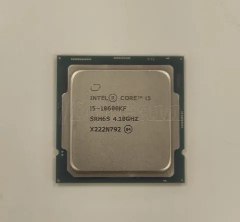 Photo de Processeur Intel Core i5-10600KF Comet Lake (4,1Ghz) (Sans iGPU) - SN U2N48X4003018 - ID 205563