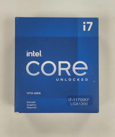 Photo de Processeur Intel Core i7-11700KF Rocket Lake (3,6Ghz) (Sans iGPU) - SN U1L451B805441 - ID 206793