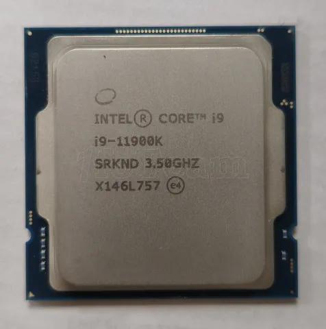 Photo de Processeur Intel Core i9-11900K (5,3 Ghz) LGA 1200 - SN U1BL651702153//X146L757 - ID 213356