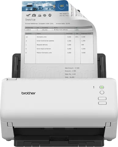 Photo de Scanner Brother ADS-4100 Recto/verso A4 (Blanc)