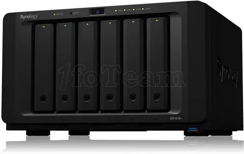 Photo de Serveur NAS Synology DS-1618+ (4 Go RAM)