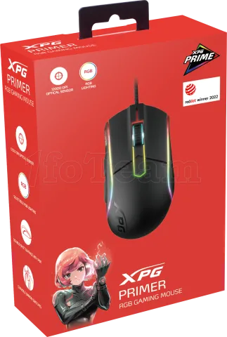 Photo de Souris filaire Gamer Adata XPG Primer RGB (Noir)