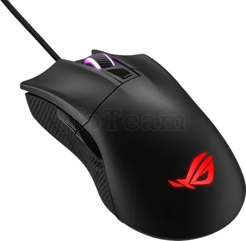 Photo de Souris filaire Gamer Asus Rog Gladius II Core RGB (Noir)