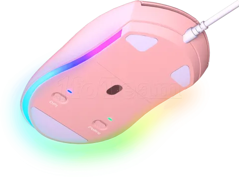 Photo de Souris filaire Gamer Cougar Minos XT RGB (Rose)